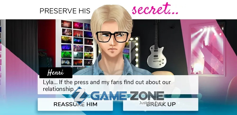 صورة من لعبة Henriampamp39s Secret 2 A Star Life Visual Novel