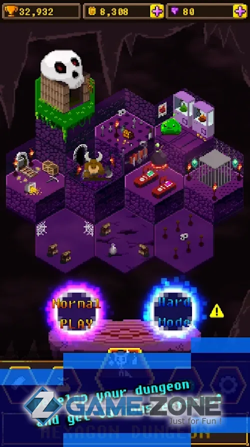 صورة من لعبة Hexagon Dungeon