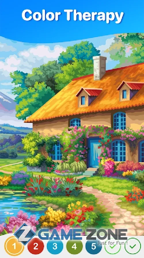 صورة من لعبة Hey Color Paint by Number Art [много подсказок]