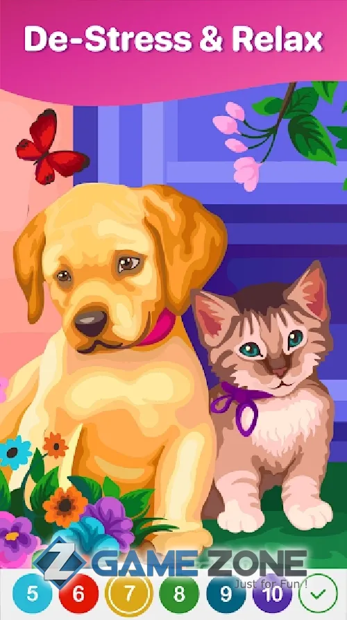 صورة من لعبة Hey Color Paint by Number Art [много подсказок]
