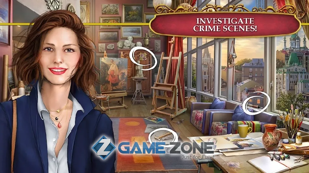صورة من لعبة Hidden Objects Mystery Society Crime Solving [Mod Diamonds]