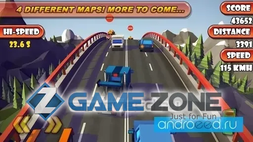 صورة من لعبة Highway Traffic Racer Planet [Много денег]