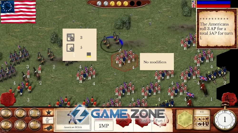 صورة من لعبة Hold the Line: The American Revolution