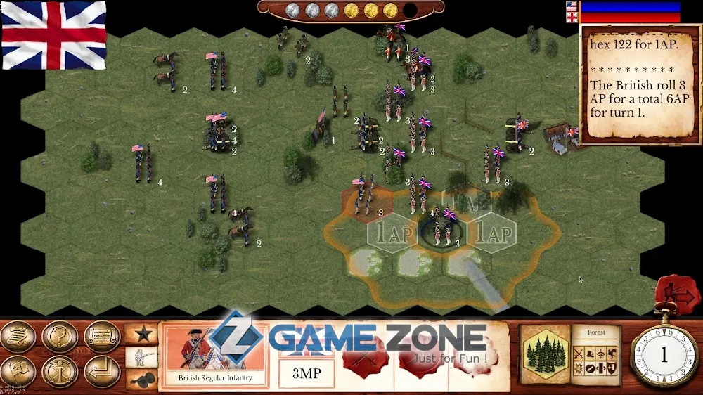 صورة من لعبة Hold the Line: The American Revolution