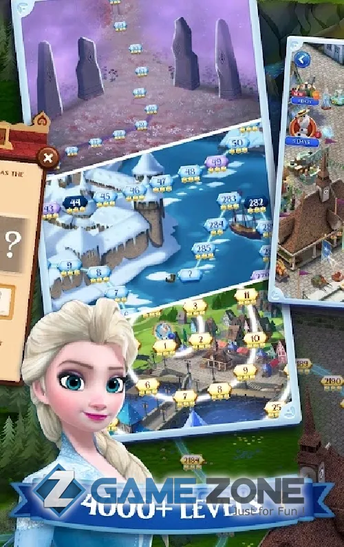 صورة من لعبة Frozen Free Fall [Mod Lives]