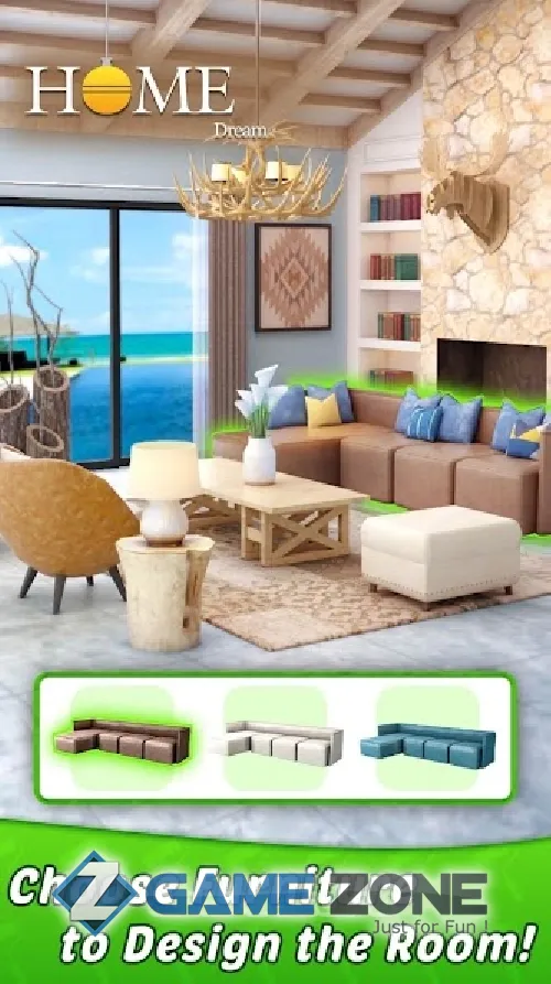 صورة من لعبة Home Dream: Word Puzzles & Dream Home Design Games