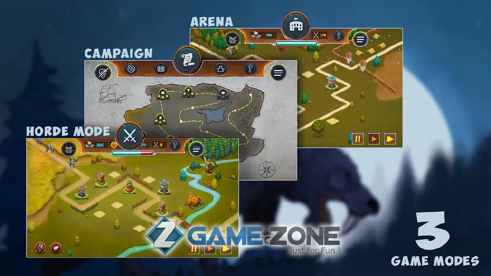 صورة من لعبة Hooman Invaders Tower Defense