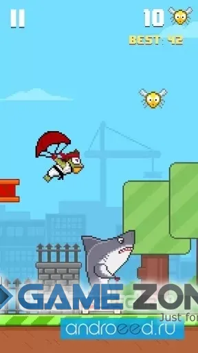 صورة من لعبة Hoppy Frog 2 City Escape [Много денег]