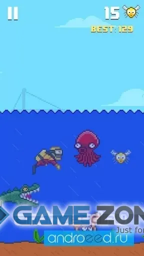 صورة من لعبة Hoppy Frog 2 City Escape [Много денег]