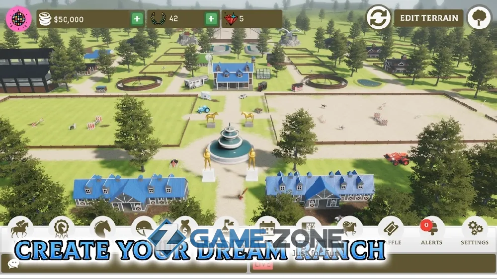 صورة من لعبة Horse Academy Equestrian MMO