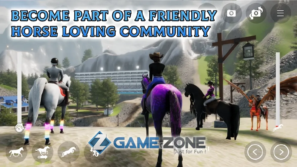 صورة من لعبة Horse Academy Equestrian MMO
