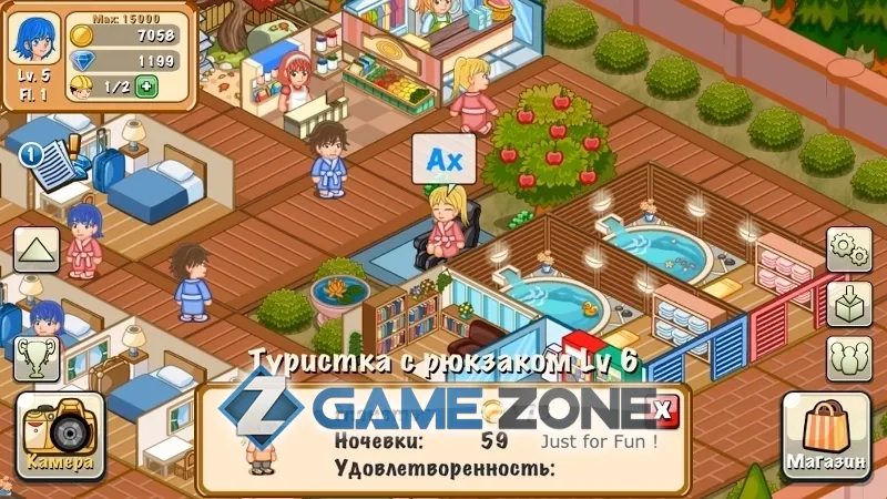صورة من لعبة Hotel Story: Создайте курорт [Мод меню]