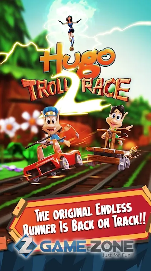صورة من لعبة Hugo Troll Race 2 [Много денег]