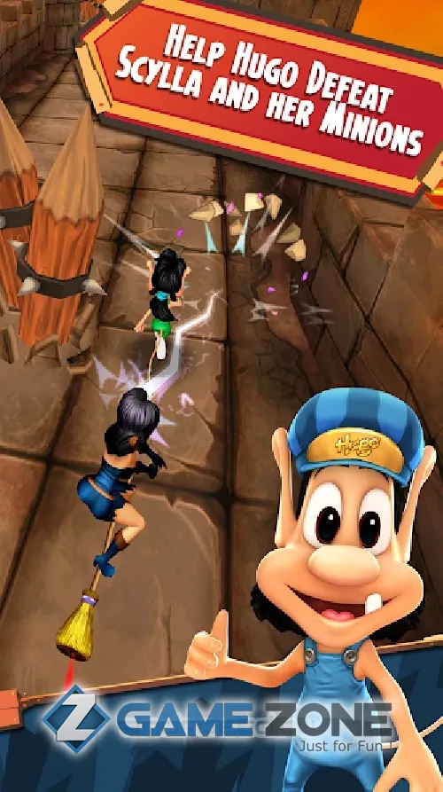 صورة من لعبة Hugo Troll Race 2 [Много денег]