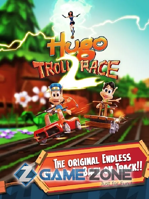 صورة من لعبة Hugo Troll Race 2 [Много денег]