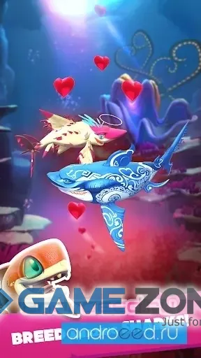 صورة من لعبة Hungry Shark Heroes