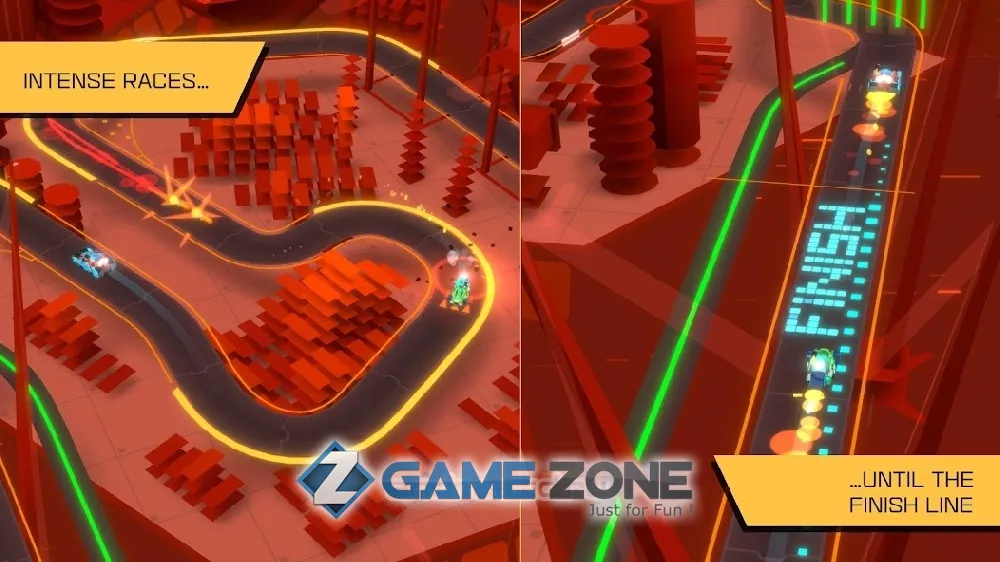 صورة من لعبة Hyperdrome - Tactical Battle Racing
