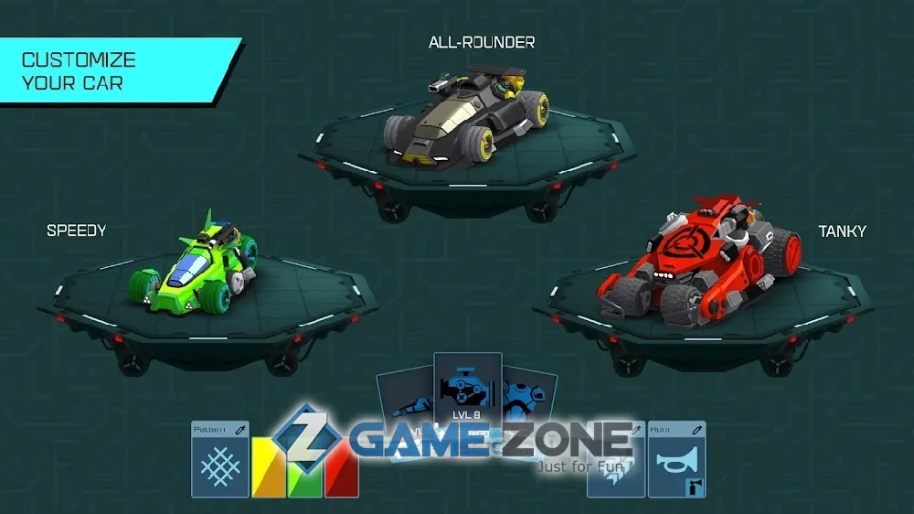 صورة من لعبة Hyperdrome - Tactical Battle Racing