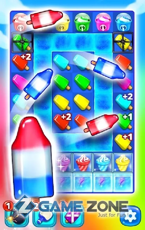 صورة من لعبة Ice Cream Paradise - Match 3 [Много денег]