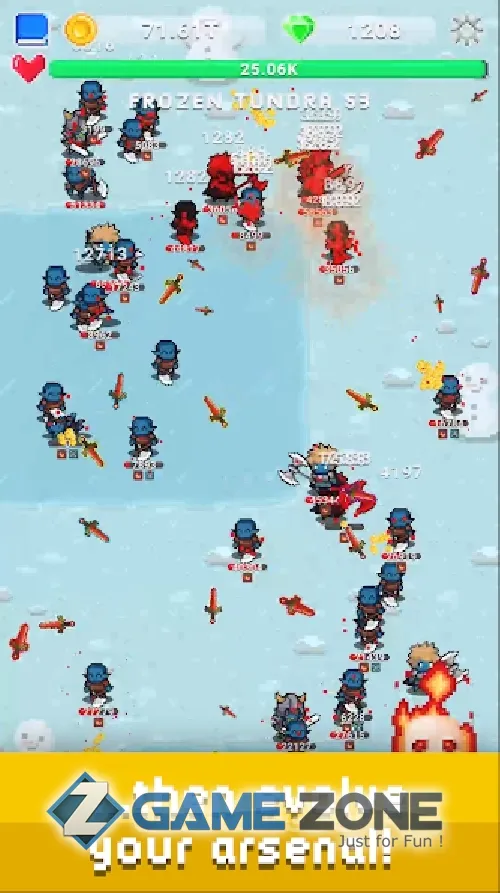 صورة من لعبة Idle Bounce Heroes
