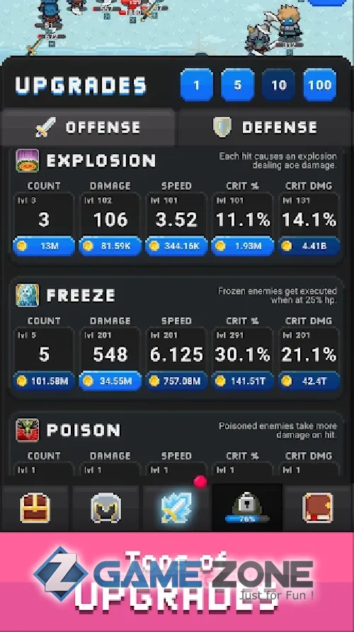 صورة من لعبة Idle Bounce Heroes
