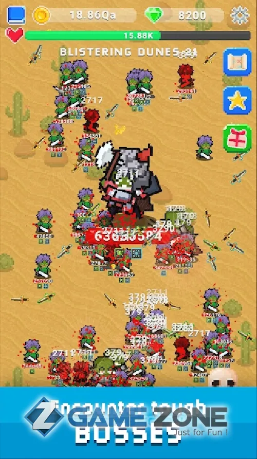 صورة من لعبة Idle Bounce Heroes