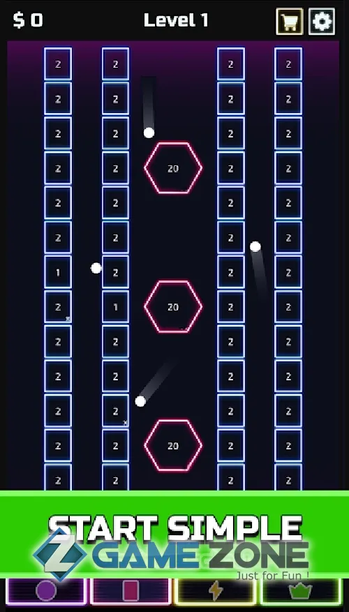صورة من لعبة Idle Brick Breaker [Free Shoping]