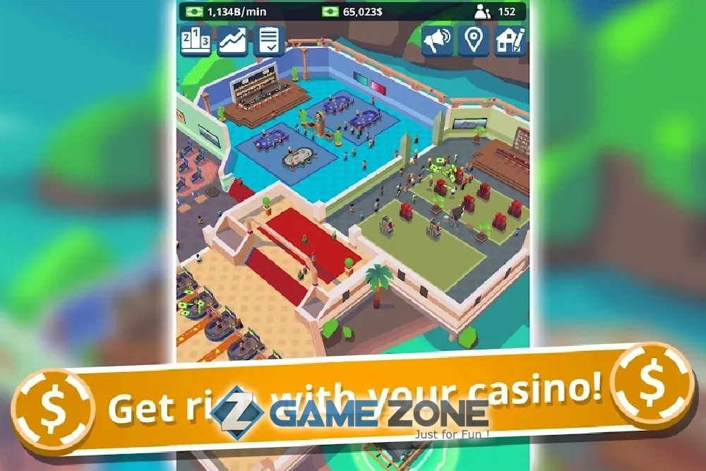 صورة من لعبة Idle Casino Manager