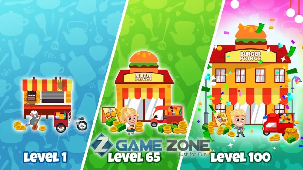 صورة من لعبة Idle Delivery Tycoon Merge Restaurant Simulator [Mod Money/Free Shopping/Adfree]