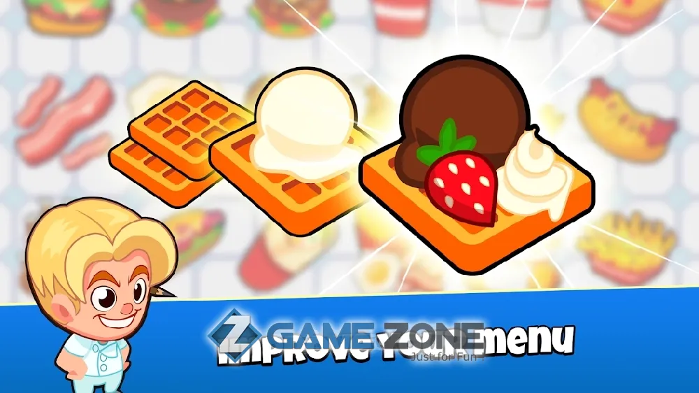 صورة من لعبة Idle Delivery Tycoon Merge Restaurant Simulator [Mod Money/Free Shopping/Adfree]