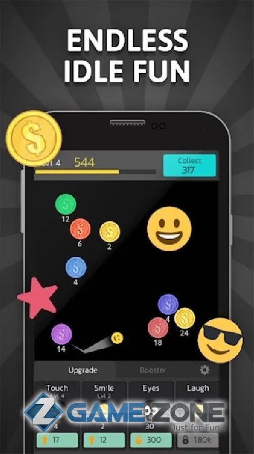 صورة من لعبة Idle Emojis