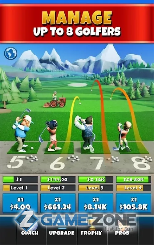 صورة من لعبة Idle Golf Tycoon