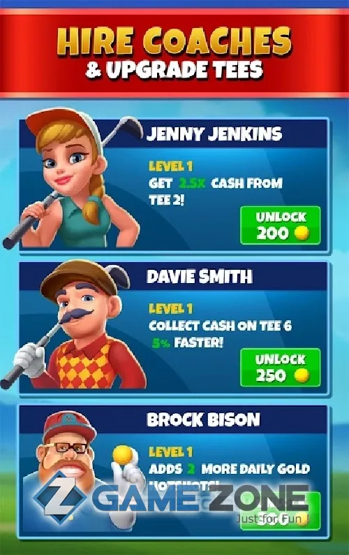 صورة من لعبة Idle Golf Tycoon