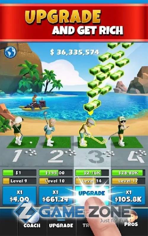 صورة من لعبة Idle Golf Tycoon