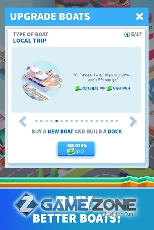 صورة من لعبة Idle Harbor Tycoon - Incremental Clicker Game