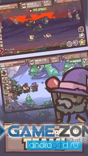 صورة من لعبة Idle Hero Defense - Fantasy Defense [Много денег]