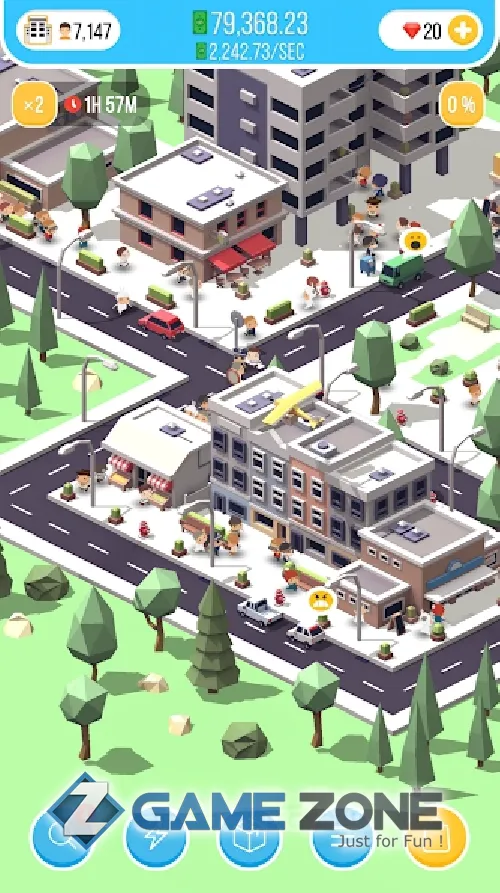 صورة من لعبة Idle Island - City Building Tycoon