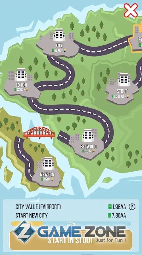 صورة من لعبة Idle Island - City Building Tycoon