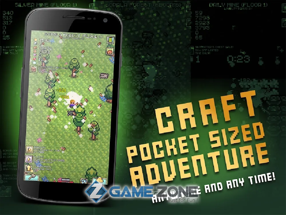 صورة من لعبة Idle Pocket Crafter: Mine Rush