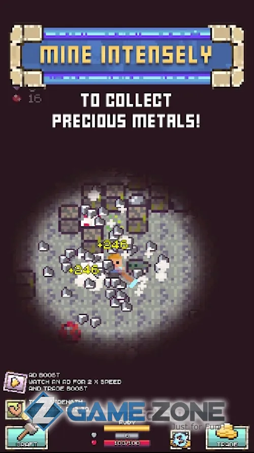 صورة من لعبة Idle Pocket Crafter: Mine Rush