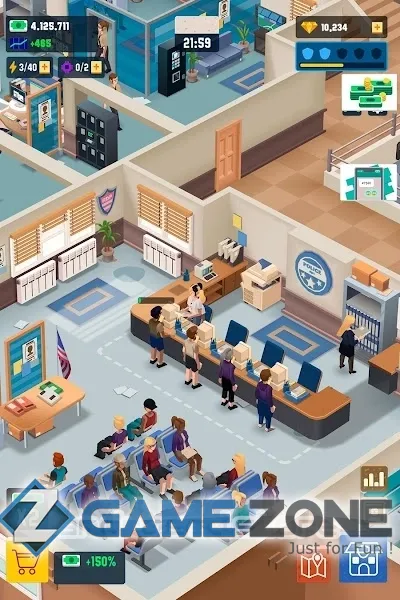 صورة من لعبة Idle Police Tycoon  Cops Game [Mod Money]