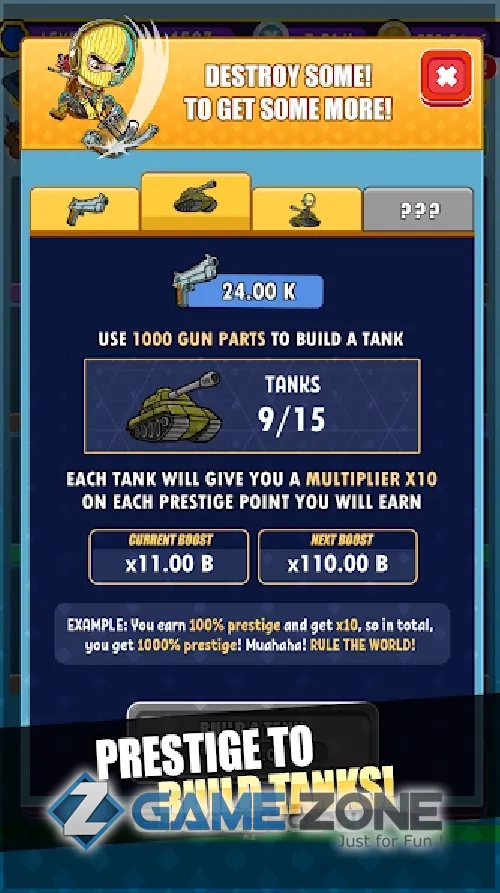 صورة من لعبة Idle Royale Tycoon - Incremental Merge Battle Game