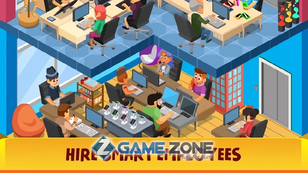 صورة من لعبة Idle Smartphone Tycoon - Телефонные клик&тейп игры [Много денег]