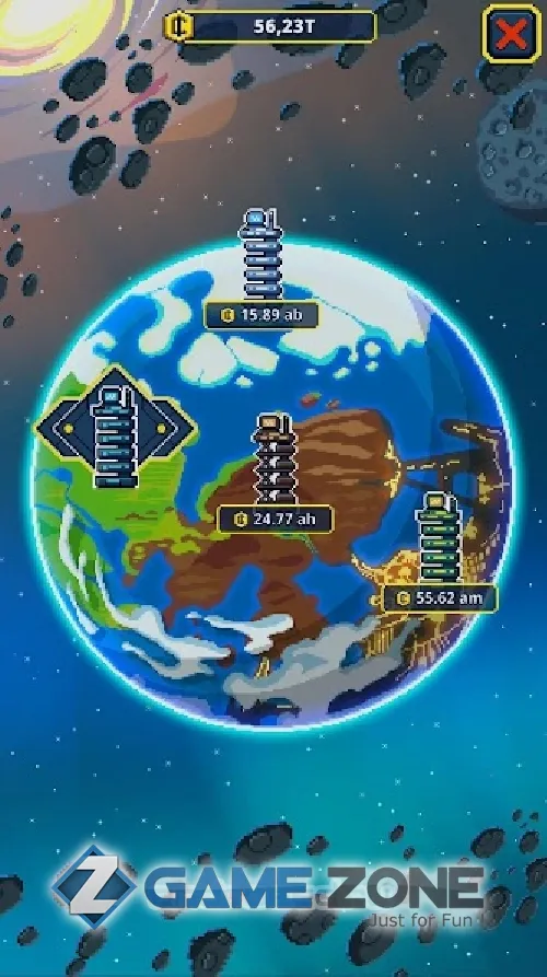 صورة من لعبة Idle Space Tycoon - Incremental Cash Game [Бесплатные покупки]