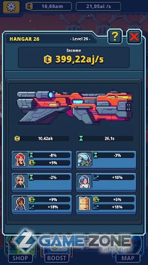 صورة من لعبة Idle Space Tycoon - Incremental Cash Game [Бесплатные покупки]