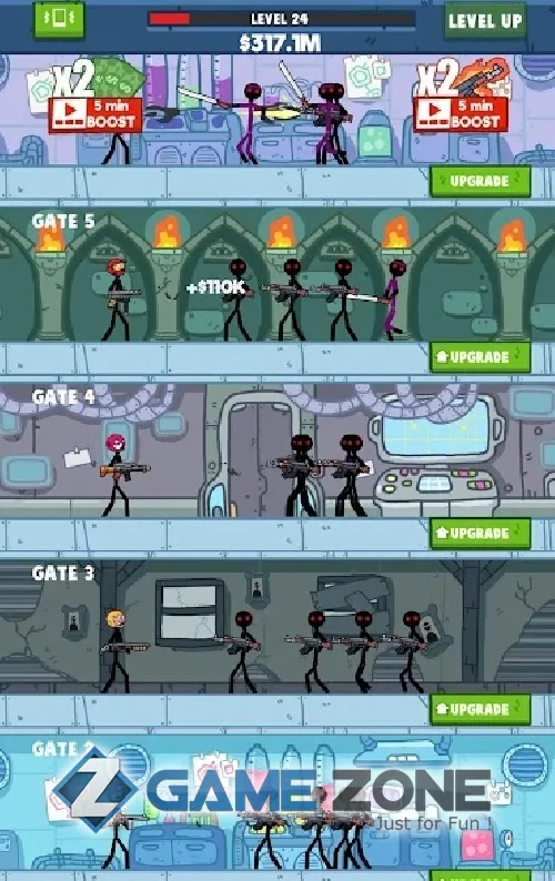 صورة من لعبة Idle Stickman