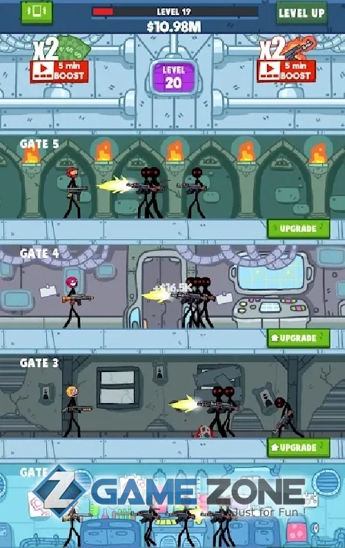 صورة من لعبة Idle Stickman