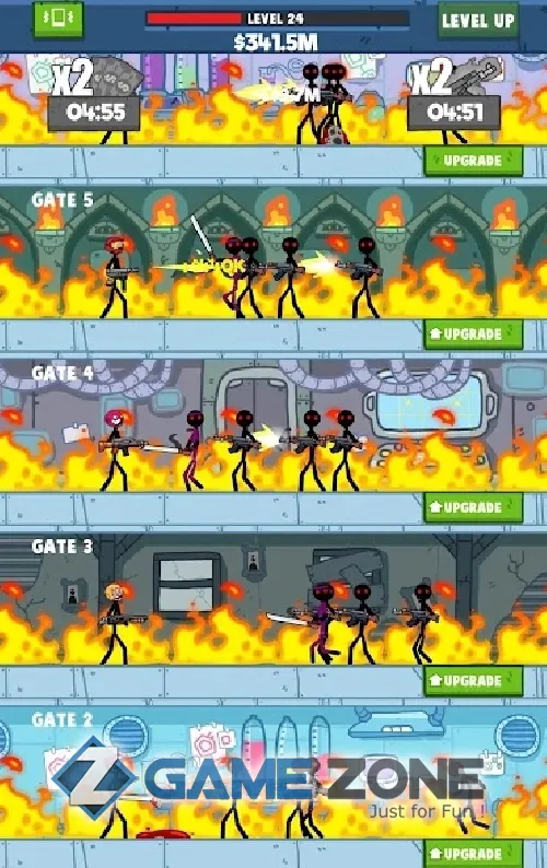 صورة من لعبة Idle Stickman