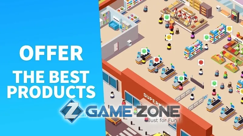 صورة من لعبة Idle Supermarket Tycoon Tiny Shop Game [Mod Money]
