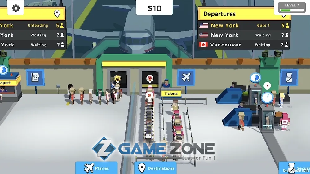 صورة من لعبة Idle Tap Airport [Бесплатные покупки]